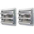 Ipower Exhaust Fan Shutter Fan 10 inch 2 Pack, 2PK HIFANXEXHAUST10X2